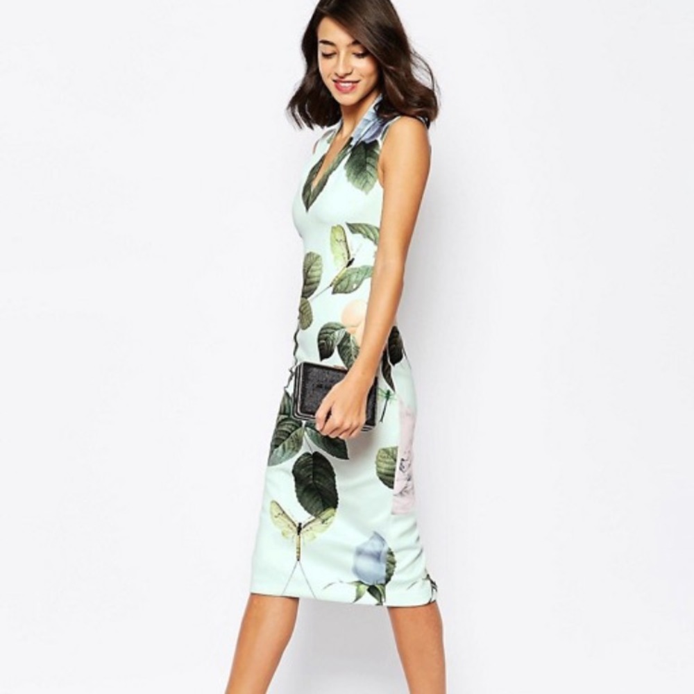 Ted Baker London ‘Rose Ravina’ Midi dress
